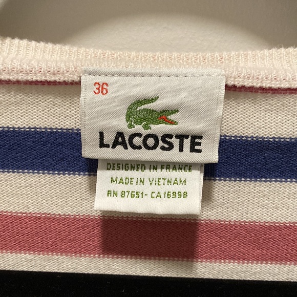 Lacoste V-neck top - Picture 3 of 3